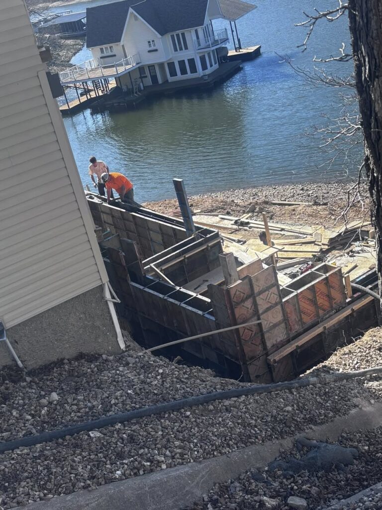 Lakeside Retaining Wall